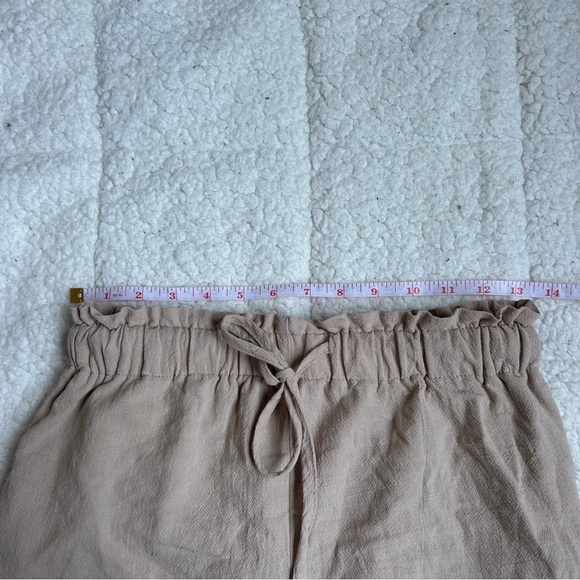 SHEIN Tan High Waist Shorts with Elastic Waistband - Picture 11 of 13